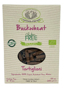 Organic Buckwheat Tortiglioni (Gluten Free)