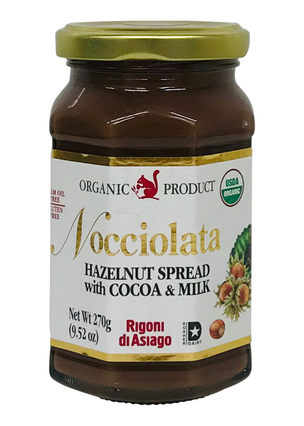Rigoni Di Asiago Organic Nocciolata Hazelnut Spread